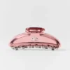 Akrylklämma i illusion-stil – Vintage Pink/krom