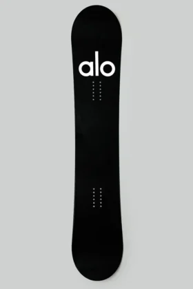 Alo Glacier Snowboard – Svart/Vit