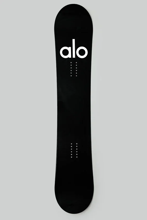 Alo Glacier Snowboard – Svart/Vit
