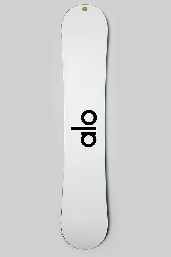 Alo Glacier Snowboard – Svart/Vit
