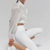 Alo High-Waist Airbrush Capri | DammLeggings