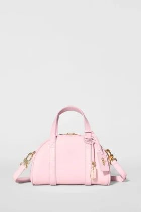 Alo Mini Odyssey – solblekt rosa läder