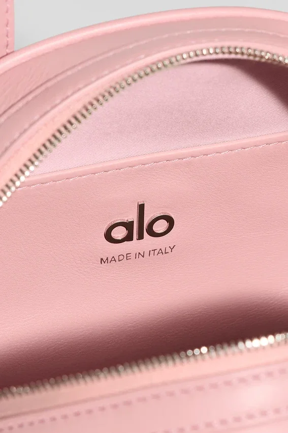 Alo Mini Odyssey – vintage-rosa läder