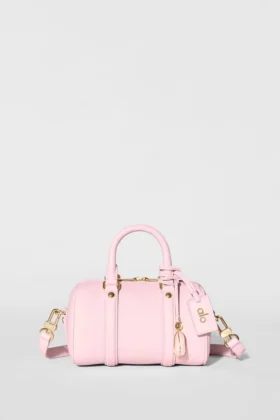 Alo Mini Voyage – solblekt rosa läder