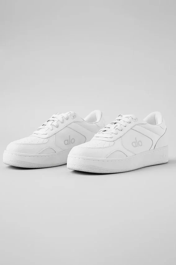 Alo Recovery Mode-sneaker – naturvit