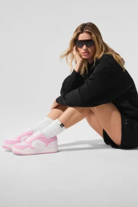 Alo Recovery Mode Sneakers – Rosa/Vit