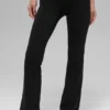 Alo Softsculpt 7/8-leggings med High-Waist och bootcut – svart