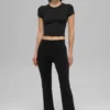 Alo Softsculpt 7/8-leggings med High-Waist och bootcut – svart