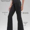 Alo Softsculpt 7/8-långa leggings med uppvikta ben – svarta