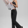 Alo Softsculpt 7/8-långa leggings med uppvikta ben – svarta