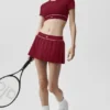 Alo Softsculpt Amp It up kortärmad BH – Summer Romance Red