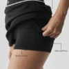 Alo Softsculpt Amp It up tenniskjol – svart
