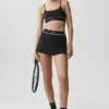 Alo Softsculpt Amp It up tenniskjol – svart