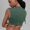 Alo Softsculpt Capped out kortärmad tröja – Clover Green