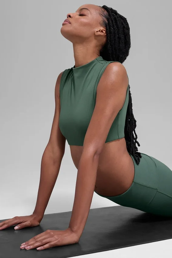 Alo Softsculpt Capped out kortärmad tröja – Clover Green