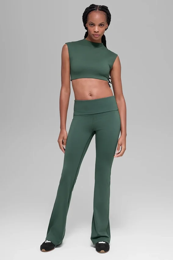 Alo Softsculpt Capped out kortärmad tröja – Clover Green