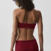 Alo Softsculpt Feel the Heat halterneck-bh – Summer Romance Red