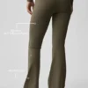 Alo Softsculpt Foldover Flare Legging – Olive Tree