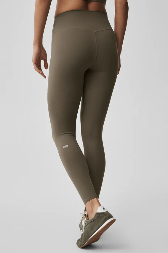 Alo Softsculpt High-Waist 7/8 Leggings – Olive Tree