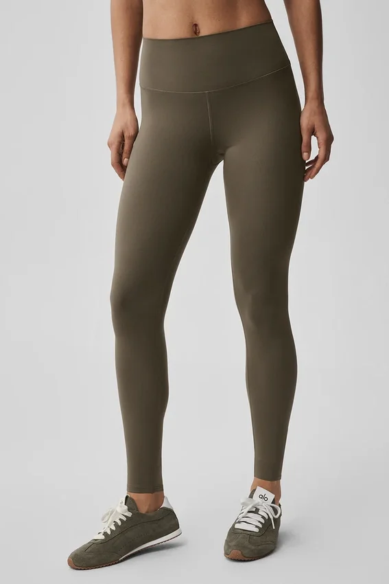 Alo Softsculpt High-Waist 7/8 Leggings – Olive Tree