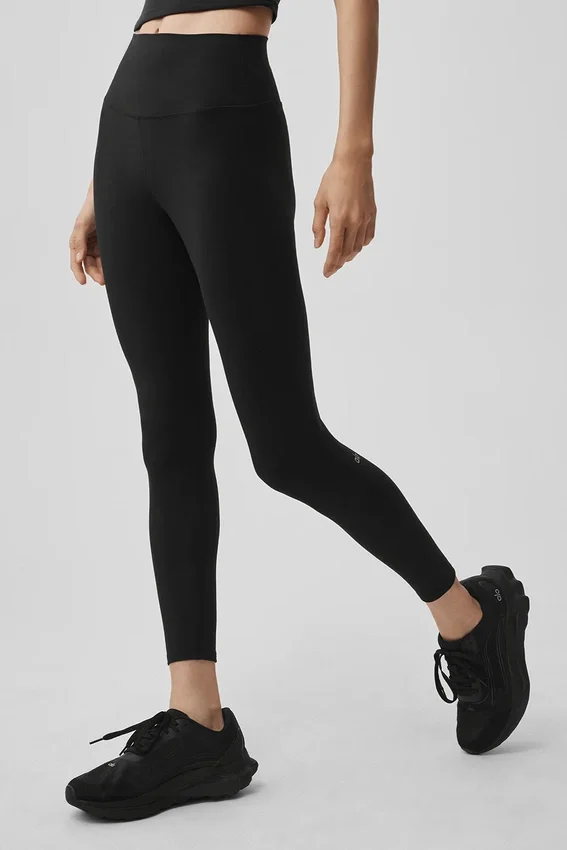 Alo Softsculpt High-Waist 7/8 Leggings – svart