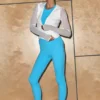 Alo Softsculpt High-Waist 7/8 Superset-Leggings – azurblå