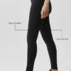 Alo Softsculpt High-Waist 7/8 Superset-Leggings – svarta