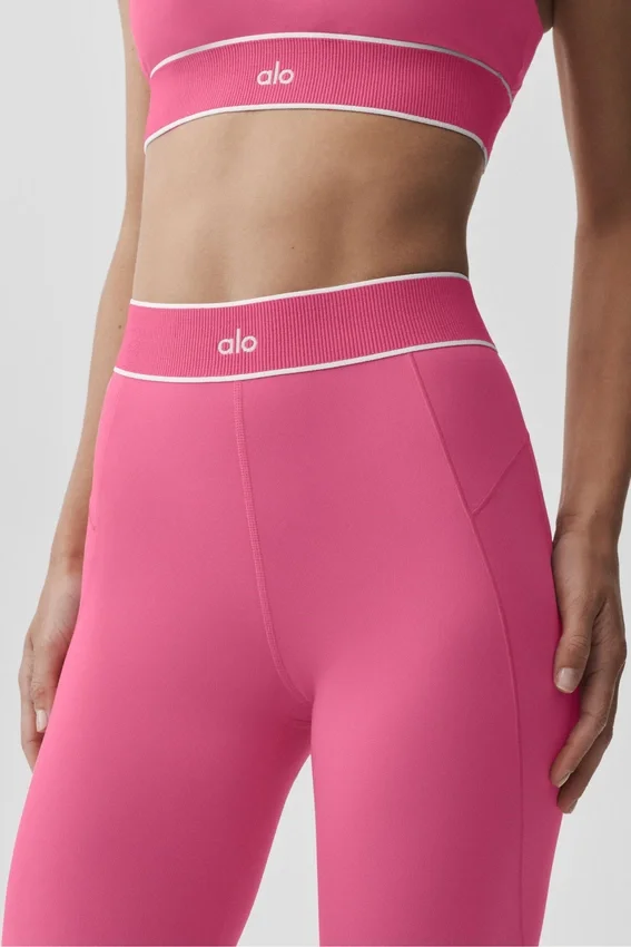 Alo Softsculpt High-Waist Amp It up-Leggings – Paradise Pink