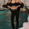 Alo Softsculpt High-Waist Amp It up-leggings – svart