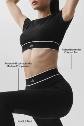 Alo Softsculpt High-Waist Amp It up-leggings – svart