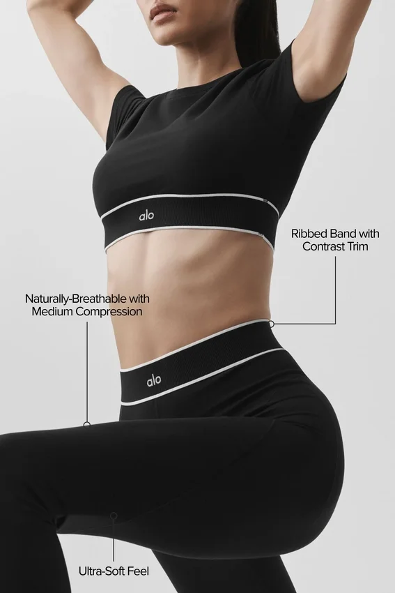 Alo Softsculpt High-Waist Amp It up-leggings – svart