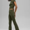 Alo Softsculpt High-Waist Bootcut Leggings – olivgrön