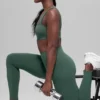 Alo Softsculpt High-Waist Leggings – Clover Green