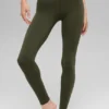 Alo Softsculpt High-Waist Leggings – Green Olive