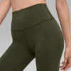 Alo Softsculpt High-Waist Leggings – Green Olive