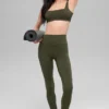 Alo Softsculpt High-Waist Leggings – Green Olive