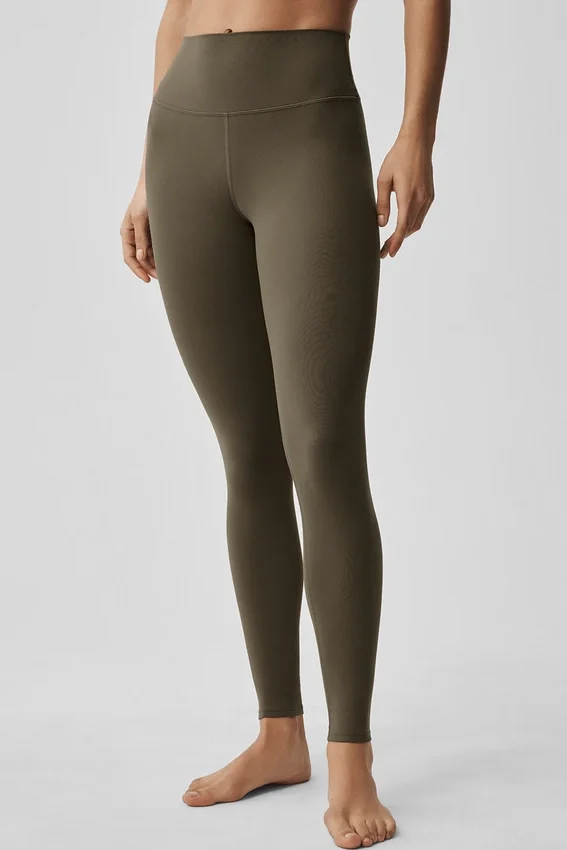 Alo Softsculpt High-Waist Leggings – Olive Tree