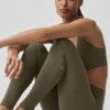 Alo Softsculpt High-Waist Leggings – Olive Tree