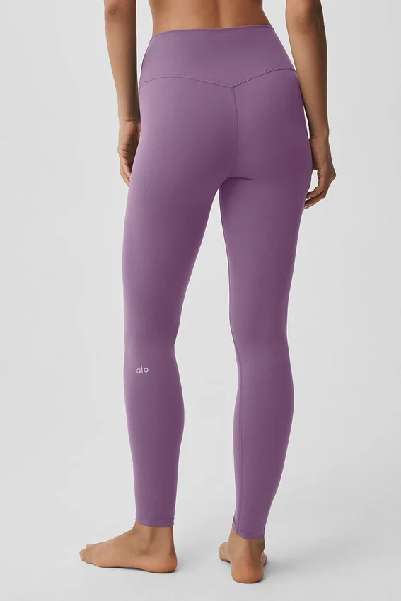 Alo Softsculpt High-Waist Leggings – Plum Kiss