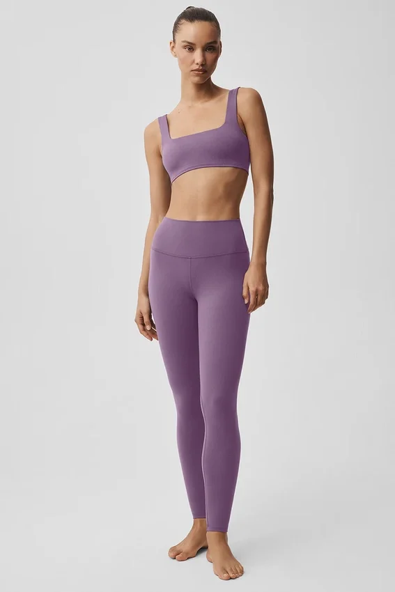 Alo Softsculpt High-Waist Leggings – Plum Kiss