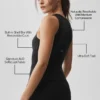 Alo Softsculpt No Nonsense-bh-linne – svart