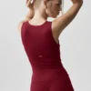 Alo Softsculpt No Nonsense Bra Tank – Summer Romance Red