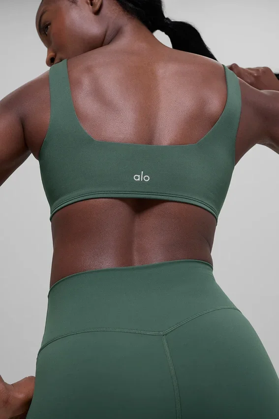 Alo Softsculpt Precision-bh – Clover Green