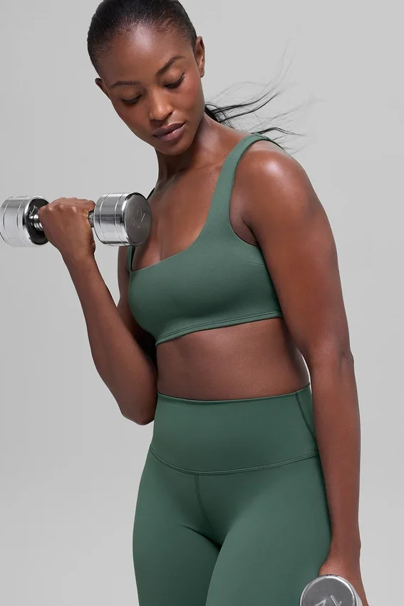 Alo Softsculpt Precision-bh – Clover Green