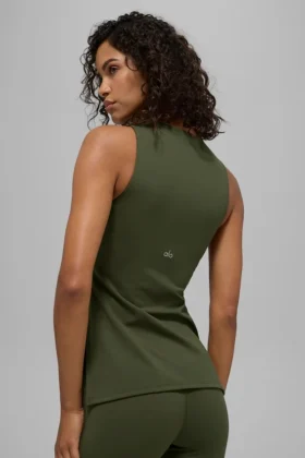 Alo Softsculpt Precision helång BH-lin – Green Olive