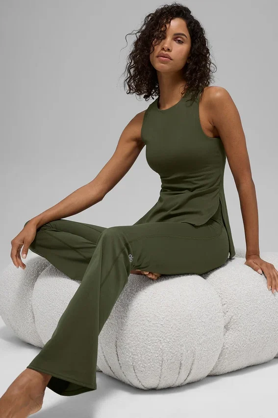Alo Softsculpt Precision helång BH-lin – Green Olive