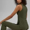 Alo Softsculpt Precision helång BH-lin – Green Olive