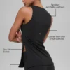 Alo Softsculpt Precision helång BH-tank – svart