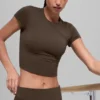 Alo Softsculpt Precision kortärmad topp – Espresso