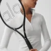 Alo Softsculpt Precision långärmad tröja med 1/4 dragkedja – vit